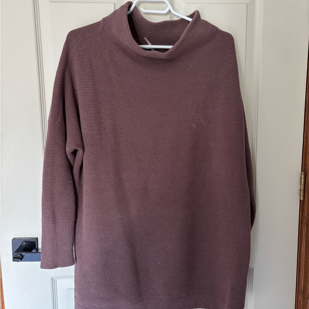 Free People Dusty Purple Turtleneck Sweater